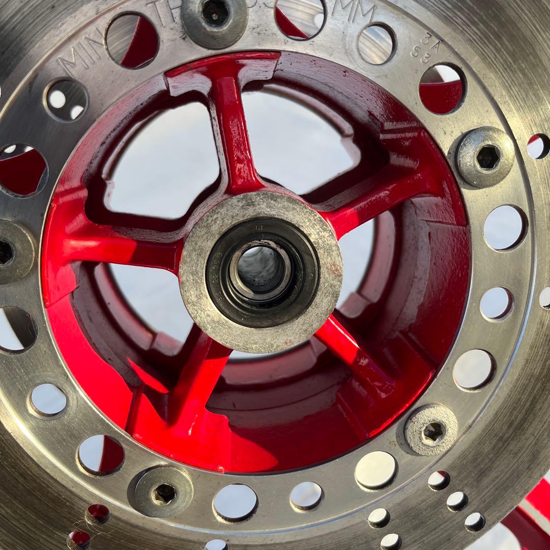 Kawasaki チューブレスタイヤホイール レッド