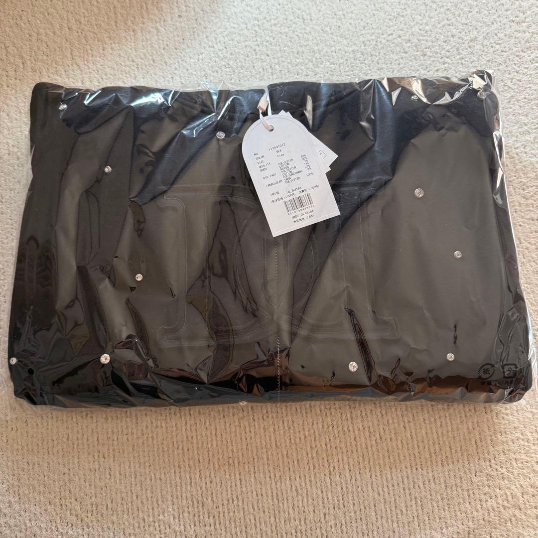 【新品未開封タグ付き】Darich DDロゴビジュージップパーカー BLK