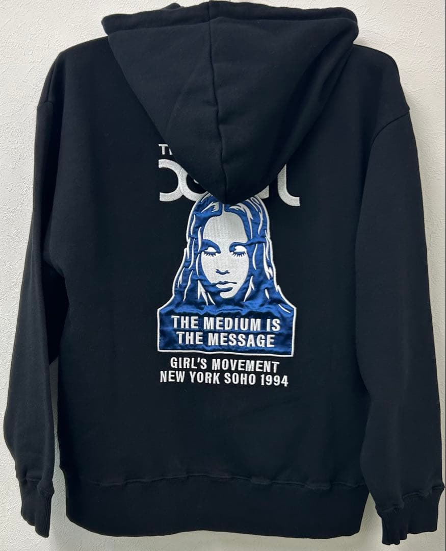 新品　X-girl FACE LOGO SWEATエックスガール　パーカー　xg