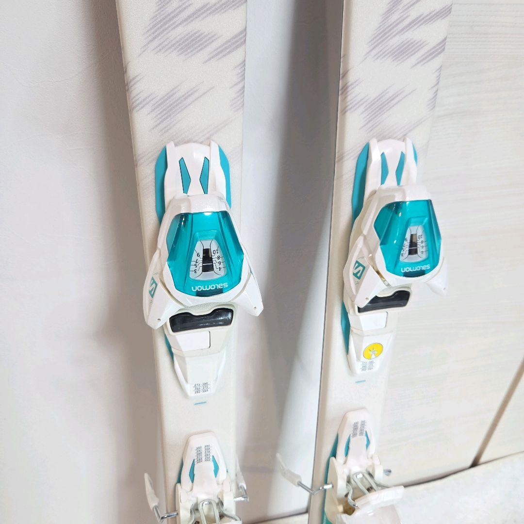 価格調整中【美品】サロモン　ビンディング付スキー板