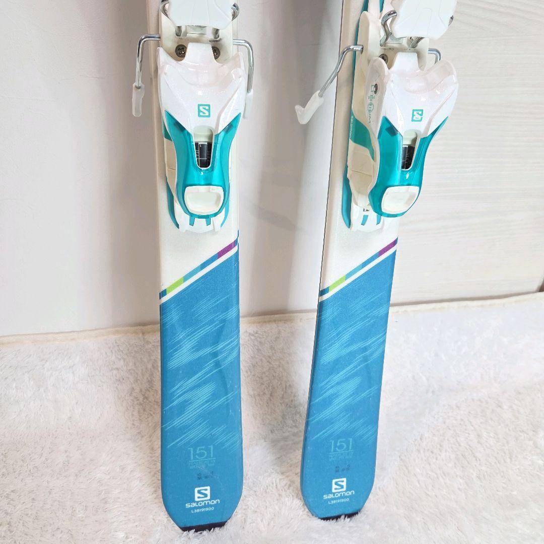 価格調整中【美品】サロモン　ビンディング付スキー板