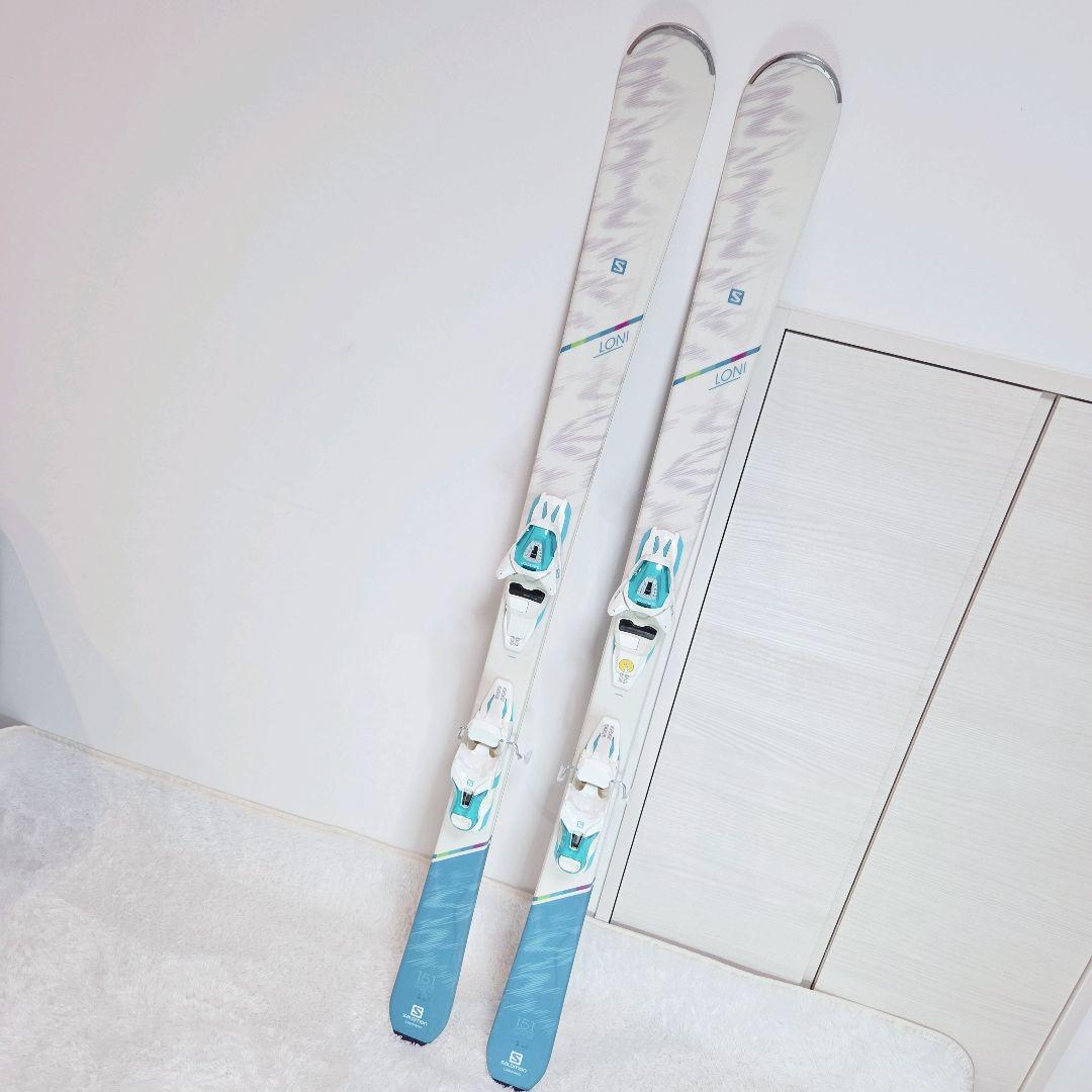 価格調整中【美品】サロモン　ビンディング付スキー板
