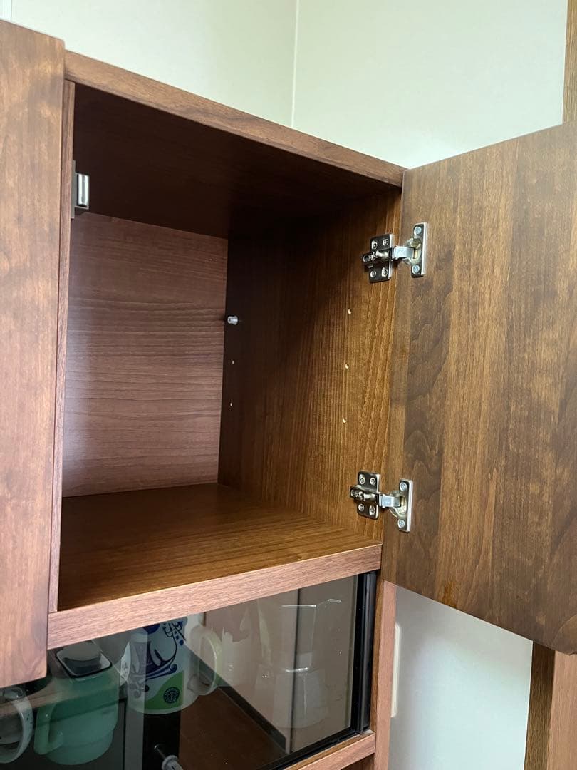 【5/19まで】ダークブラウン 食器棚　大川家具　東馬家具