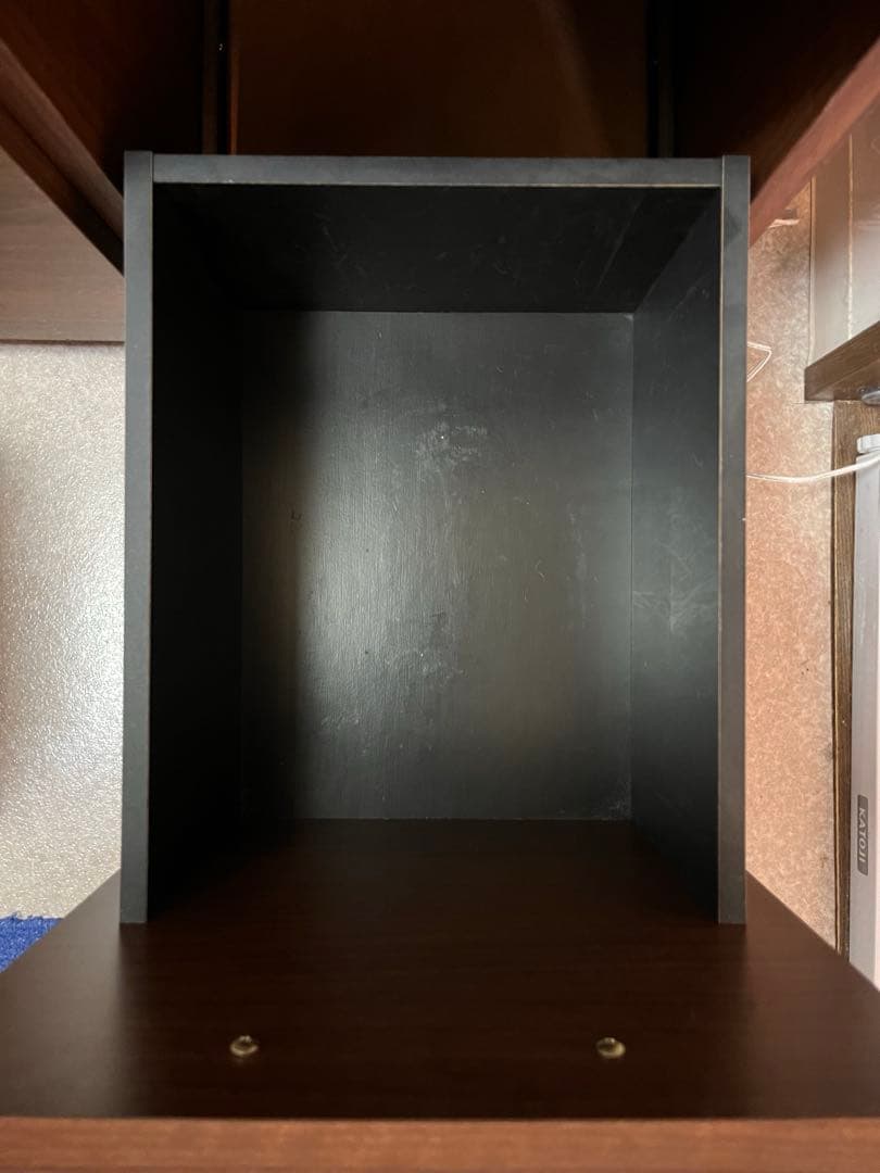 【5/19まで】ダークブラウン 食器棚　大川家具　東馬家具