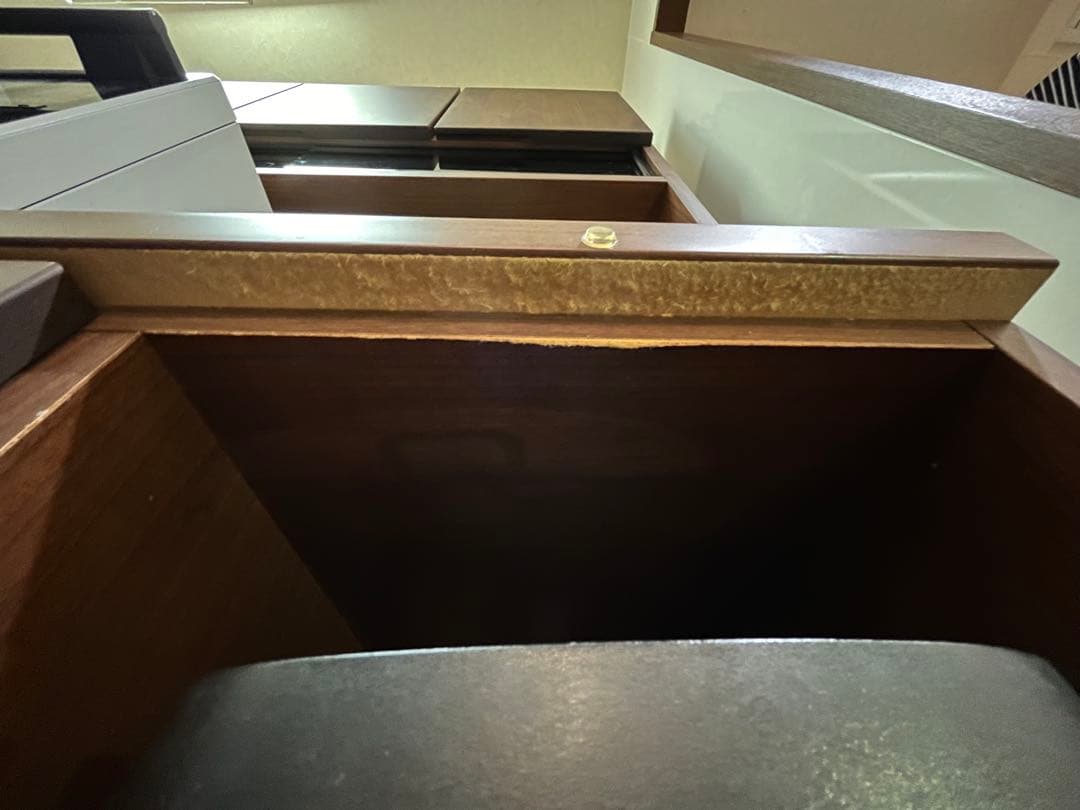 【5/19まで】ダークブラウン 食器棚　大川家具　東馬家具