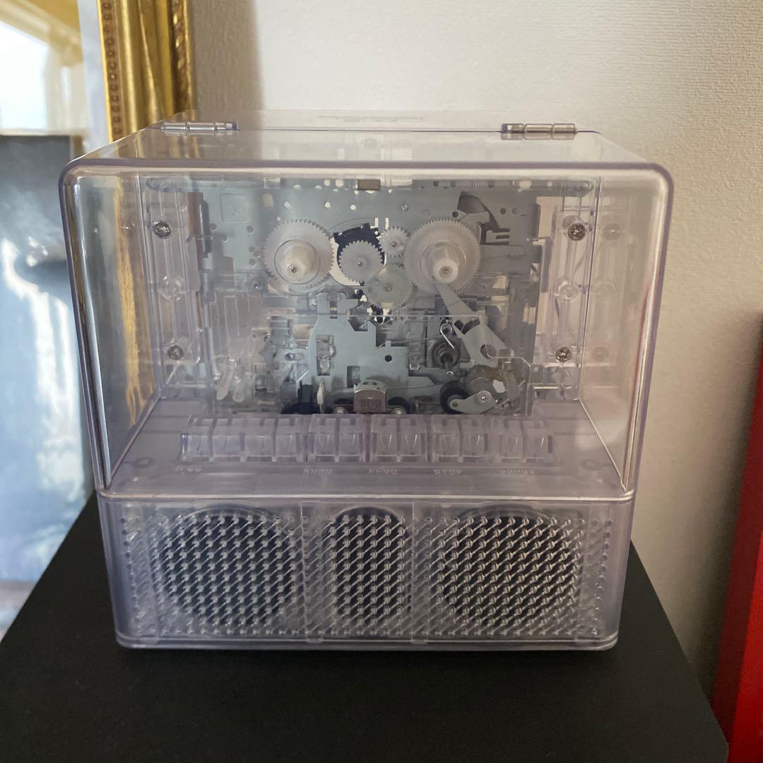 IT'S REAL NINMLAB カセットプレーヤー 透明　ジャンク品