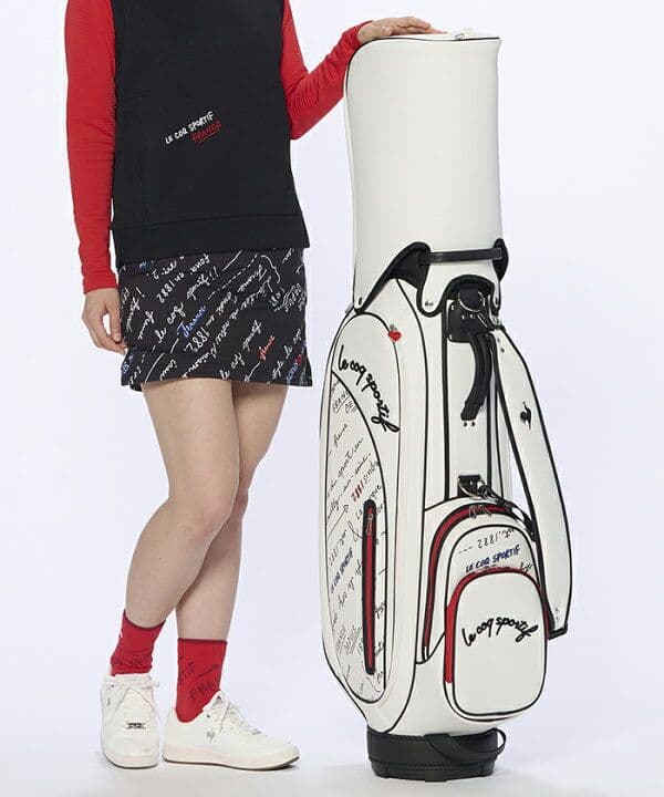 le coq sportif ゴルフキャディバッグ 8.5型 ホワイト