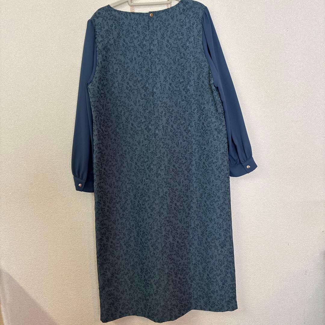 花柄長袖フォーマルワンピース 新品タグ付き