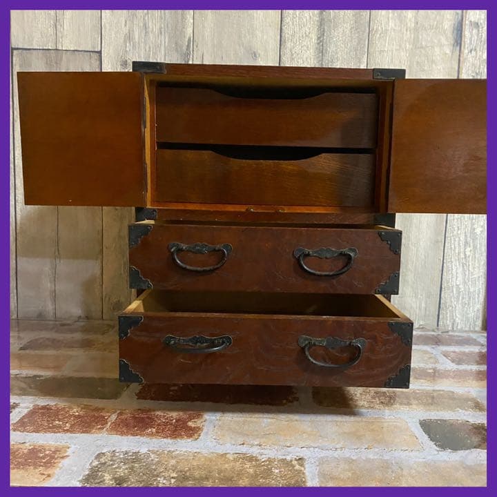 骨董品 アンティーク家具 昭和初期 昭和レトロ チェスト年代物 ミニタンス