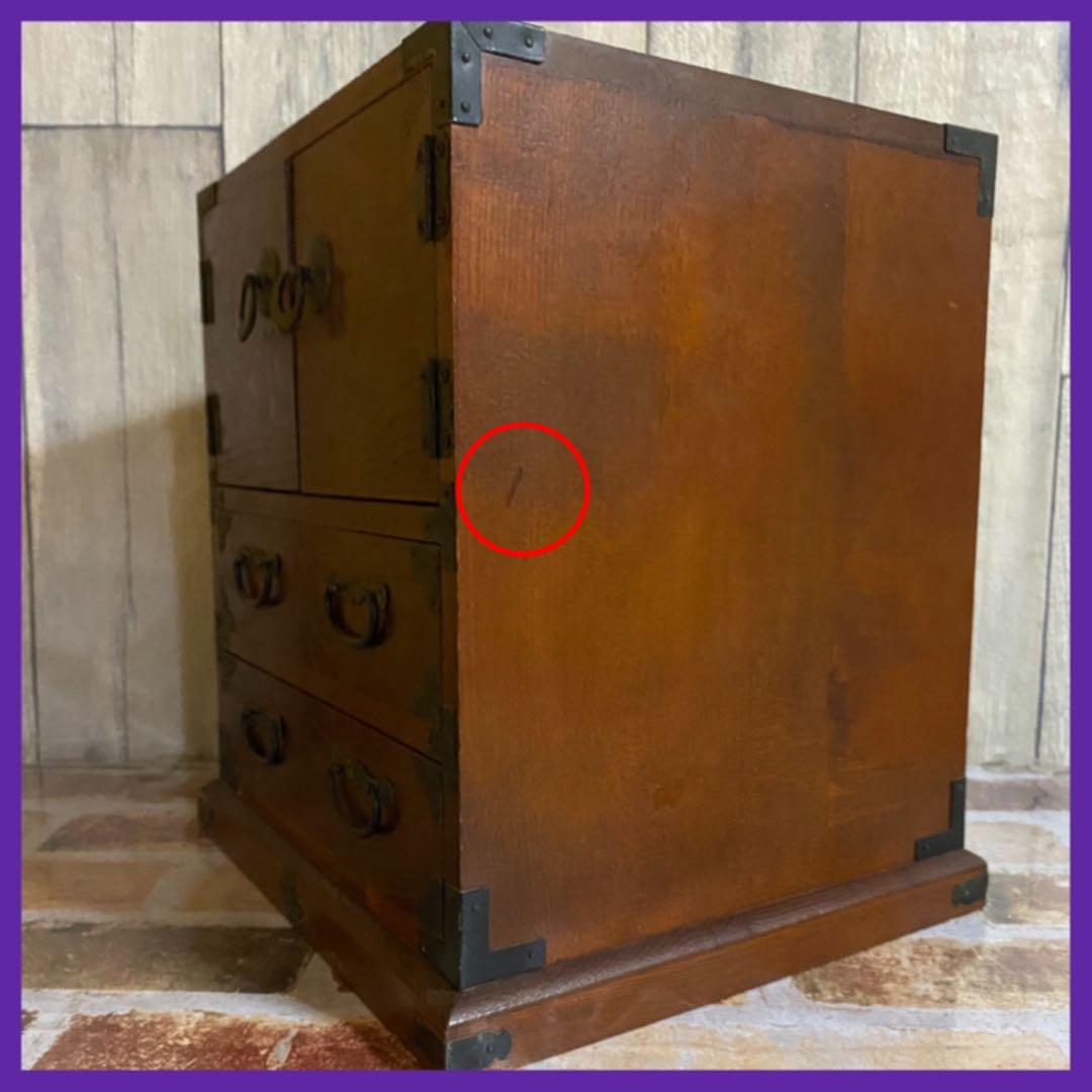 骨董品 アンティーク家具 昭和初期 昭和レトロ チェスト年代物 ミニタンス