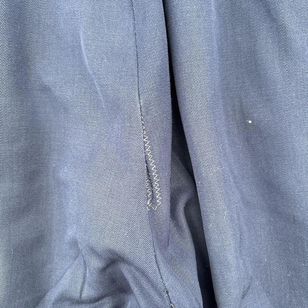 50s vintage wool gabardine slacks ナス紺