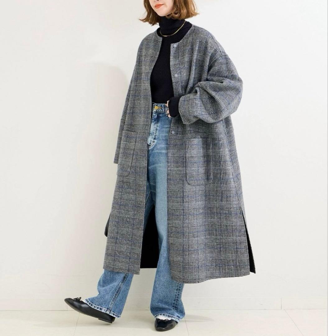 S120ブレンドリバーシブルコート　ブラック