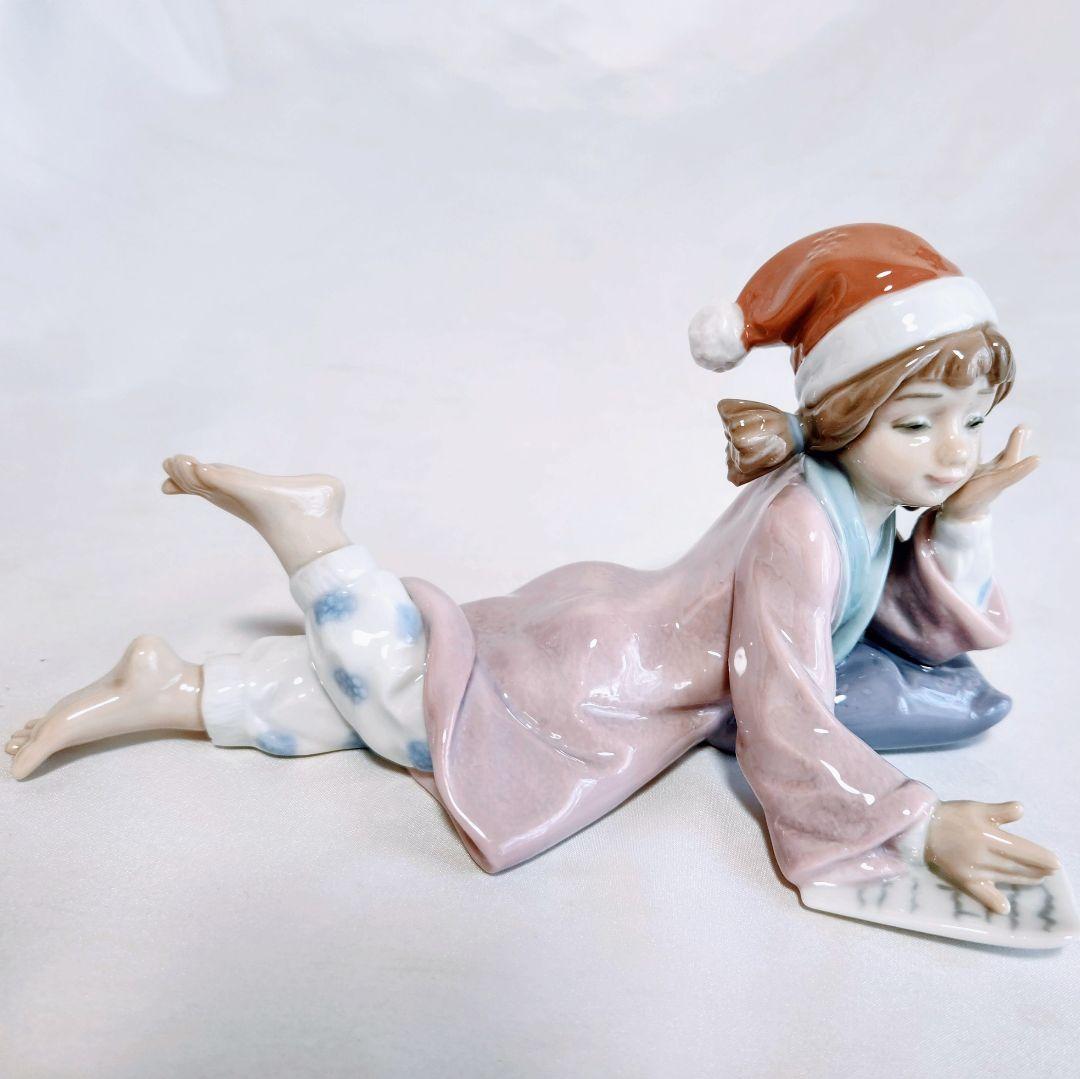 リヤドロ【美品】《サンタさんへの手紙・クリスマスウィッシュ》No6194希少廃盤