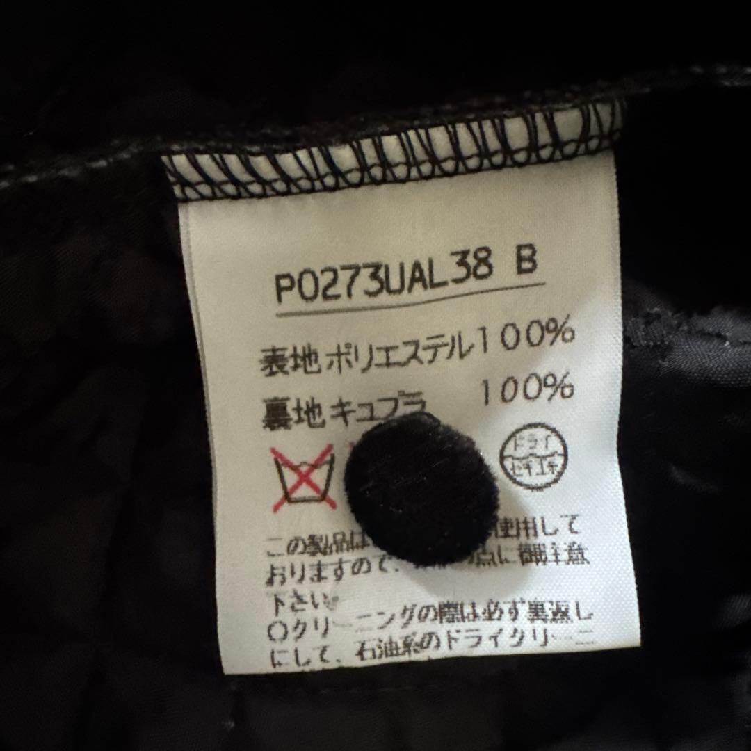 美品INGEBORGリボンモチーフ ブラックベルベットノーカラージャケット