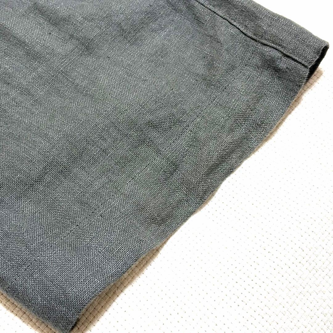 美品 25SS完売 FOLL リネントラウザー グレー 2