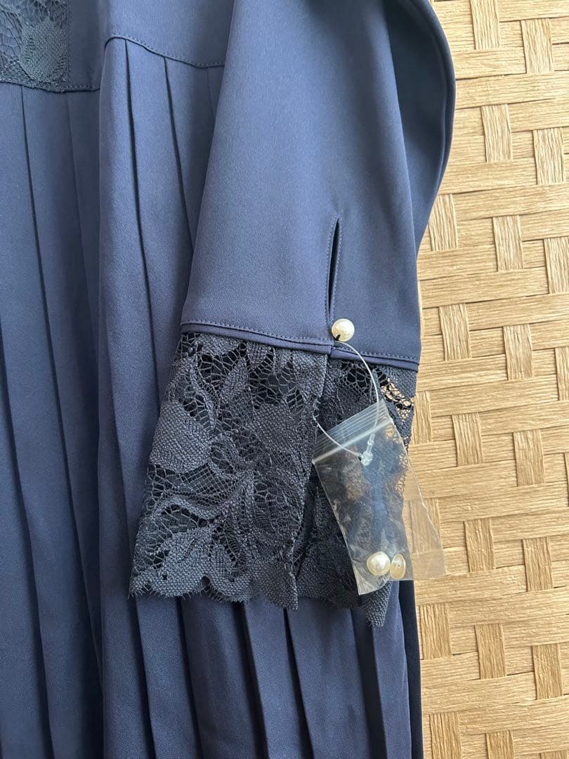 Maison Echelle メゾンエシェル　レースドッキングワンピース　M