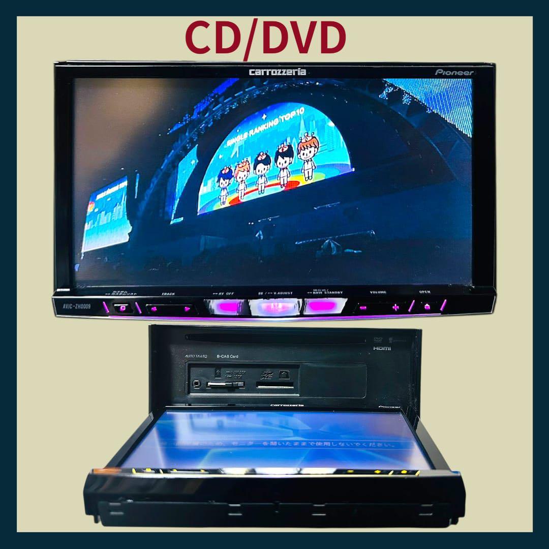AVIC-ZH0009 カーナビ CD/DVD再生機能地図データ2014(12)