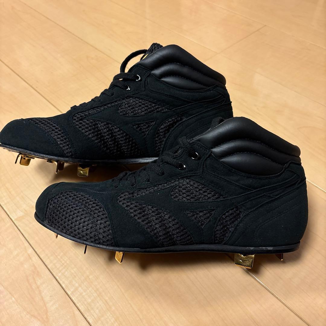 ミズノプロ　革底スパイク26.5cm