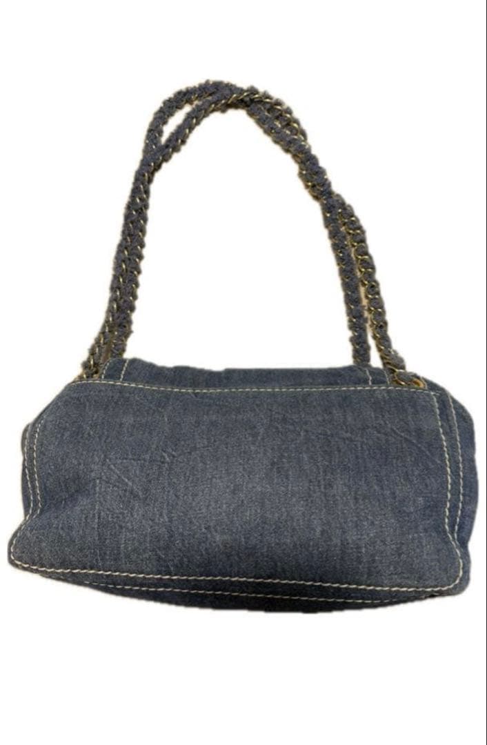 PRADA デニム　チェーンバッグ