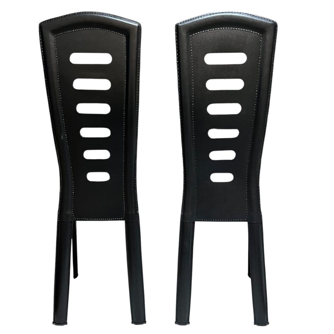 【美品】椅子8339 ダイニングチェア　ハイバックチェア 2脚セット　大塚家具