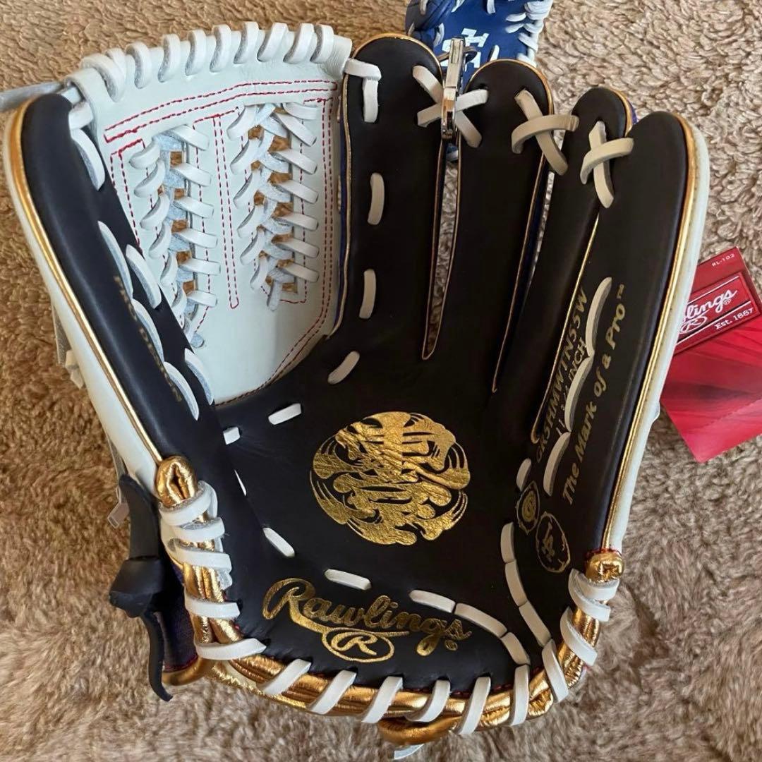 限定 MLB東京シリーズ ローリングス ドジャース 軟式 野球 グローブ 一般用