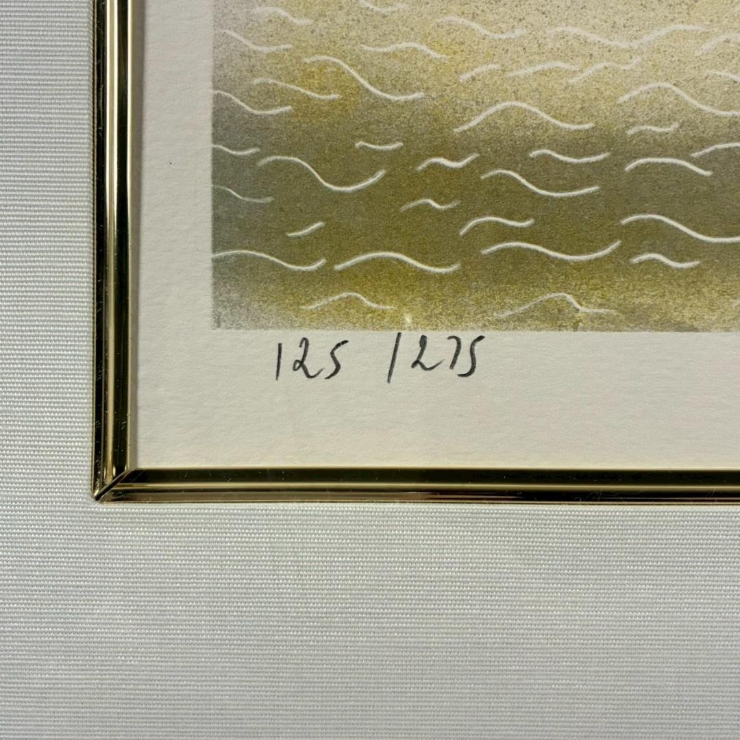 イザベル・バイレン「ベニス」リトグラフ 直筆サイン入り 額縁入り ヴェネツィア