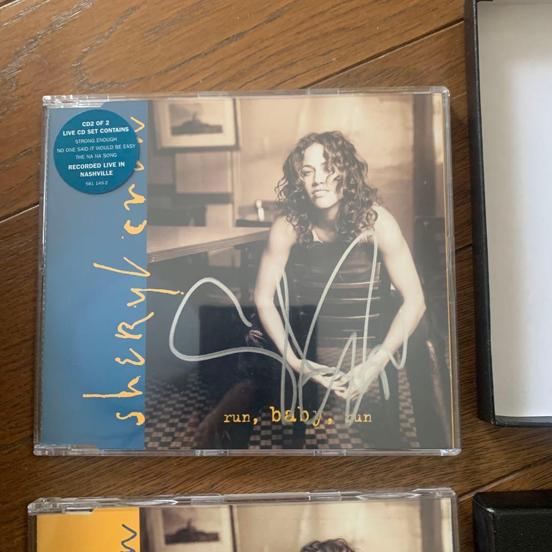 Sheryl Crow RUN BABY RUN LIVE CD 2枚サイン入