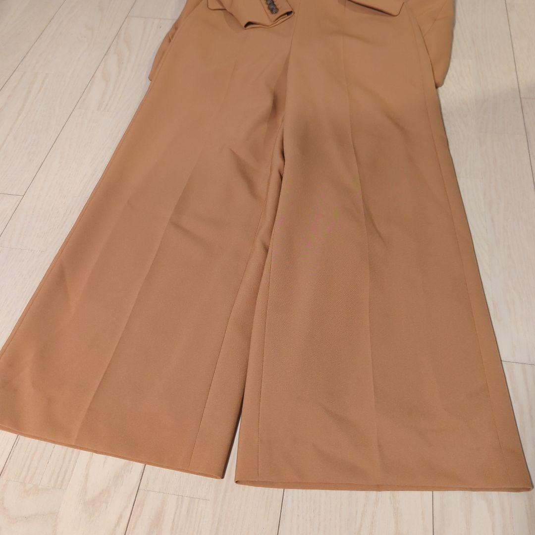 Ameri　UND BAL COLLAR FRONT OPEN JUMPSUIT