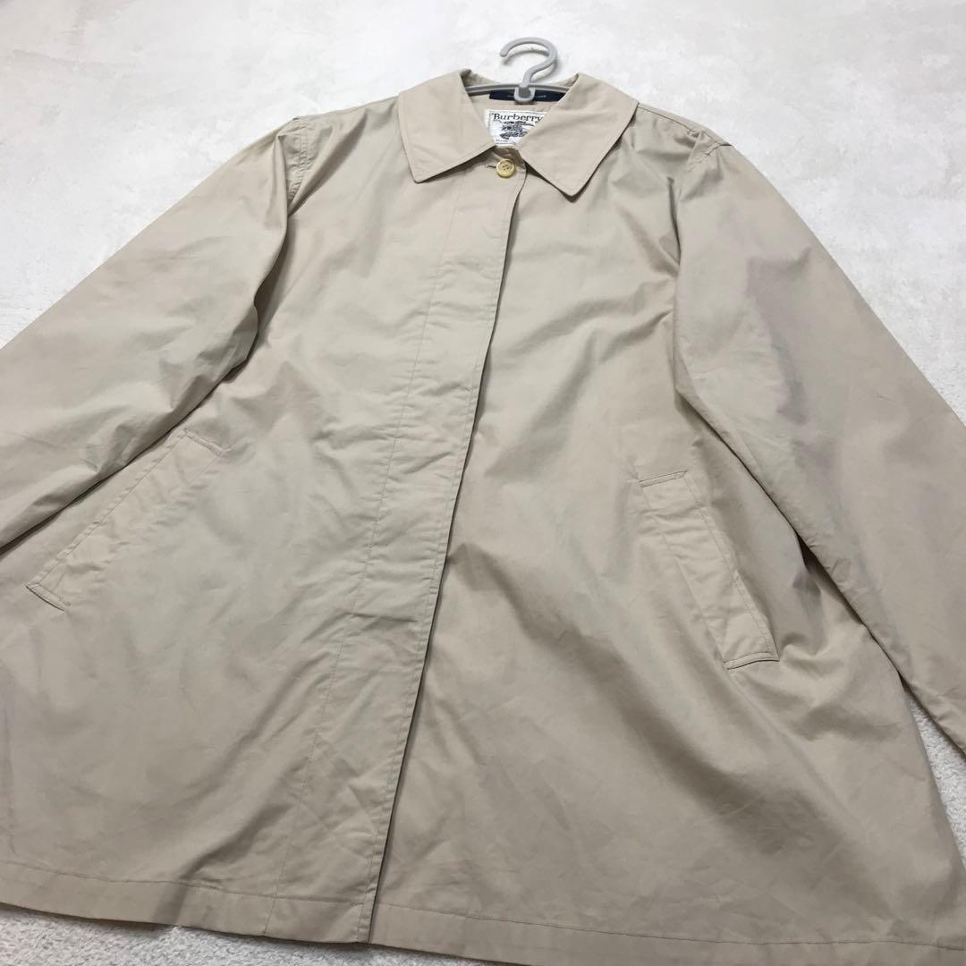バーバリー Burberry ステンカラーコート ノバチェック べージュ M