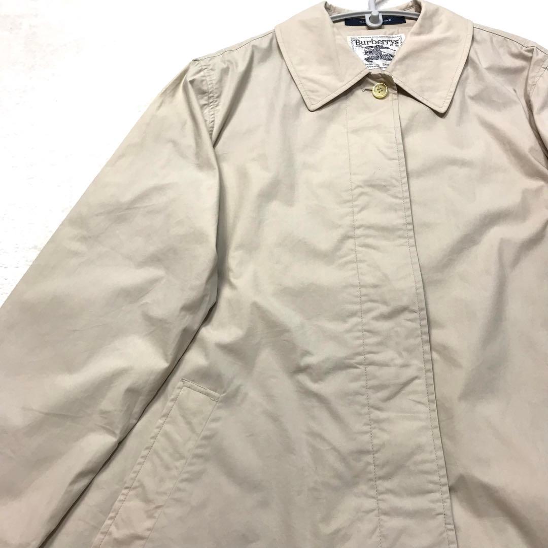 バーバリー Burberry ステンカラーコート ノバチェック べージュ M