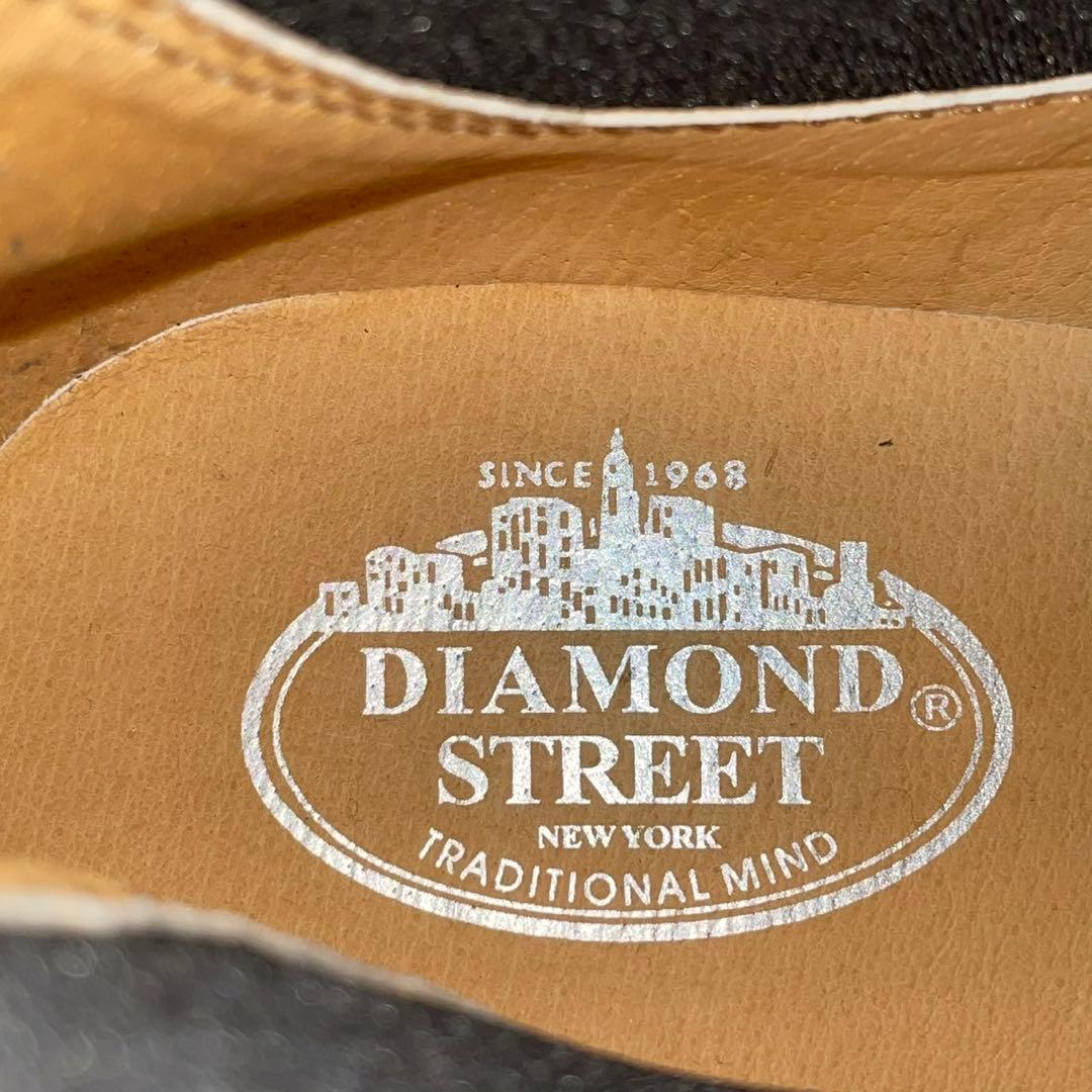 ★未使用級★ダイヤモンドストリート サイドゴアブーツ【27】レザー 本革 黒