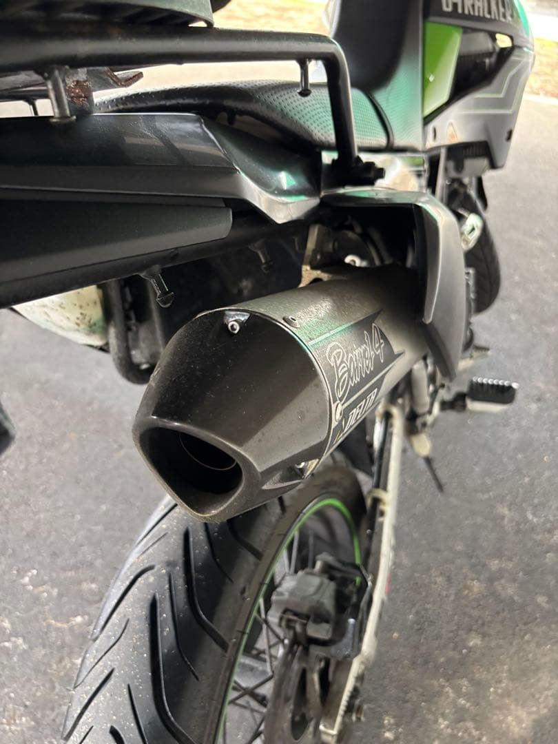 Kawasaki D-TrackerX デルタバレル4マフラー