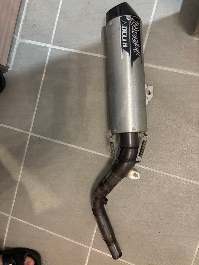 Kawasaki D-TrackerX デルタバレル4マフラー