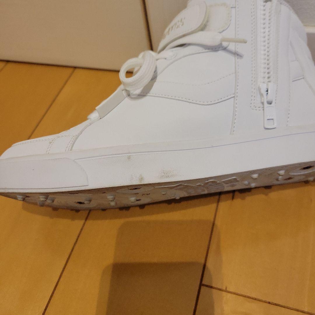 PEARLY GATES ホワイト ハイカットスニーカー