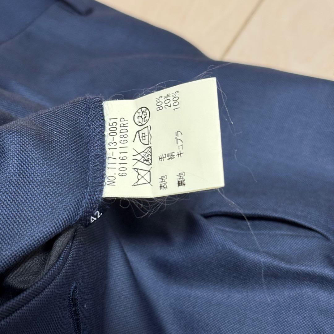 シップス SHIPS Loro Piana 3ピース スーツ シルク混