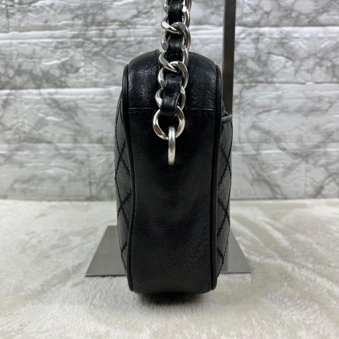 【希少/極美品】 トリーバーチ ショルダーバッグ カメラバッグ 黒 キルティング