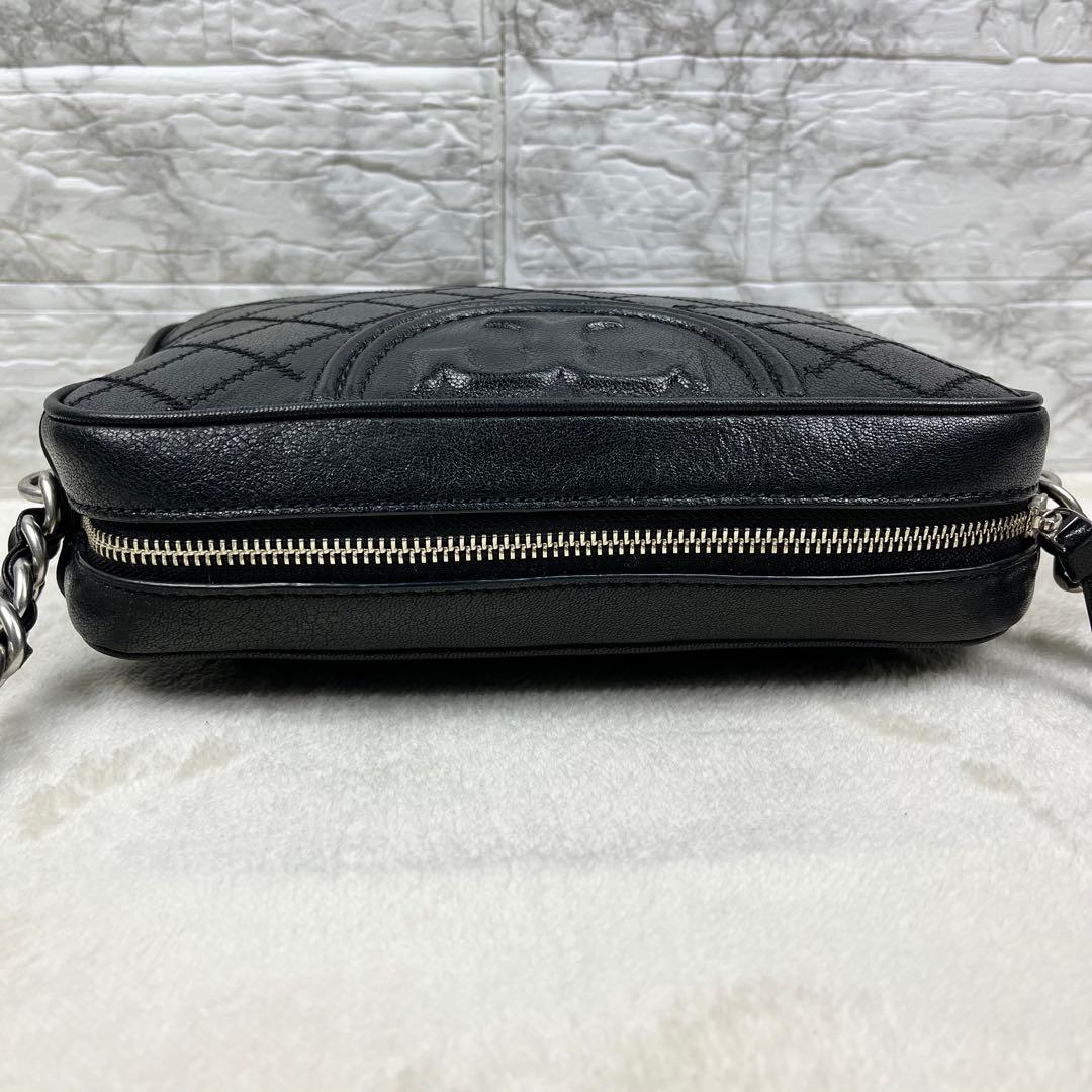 【希少/極美品】 トリーバーチ ショルダーバッグ カメラバッグ 黒 キルティング