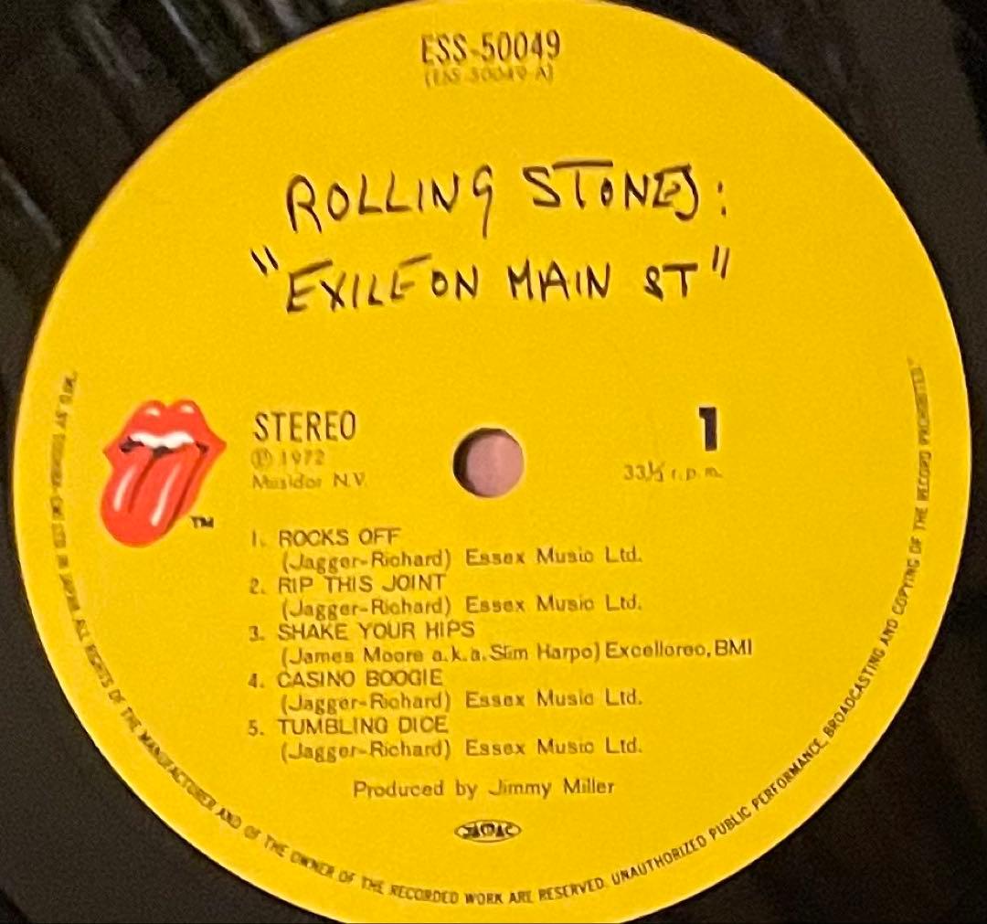 ローリング・ストーンズ　メインストリートのならず者　緑帯&ポストカード付き