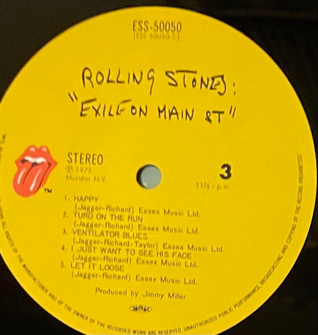 ローリング・ストーンズ　メインストリートのならず者　緑帯&ポストカード付き