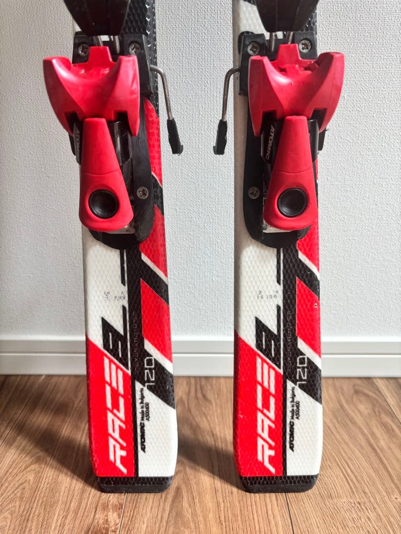 ATOMICスキー120cm/ストック95cm