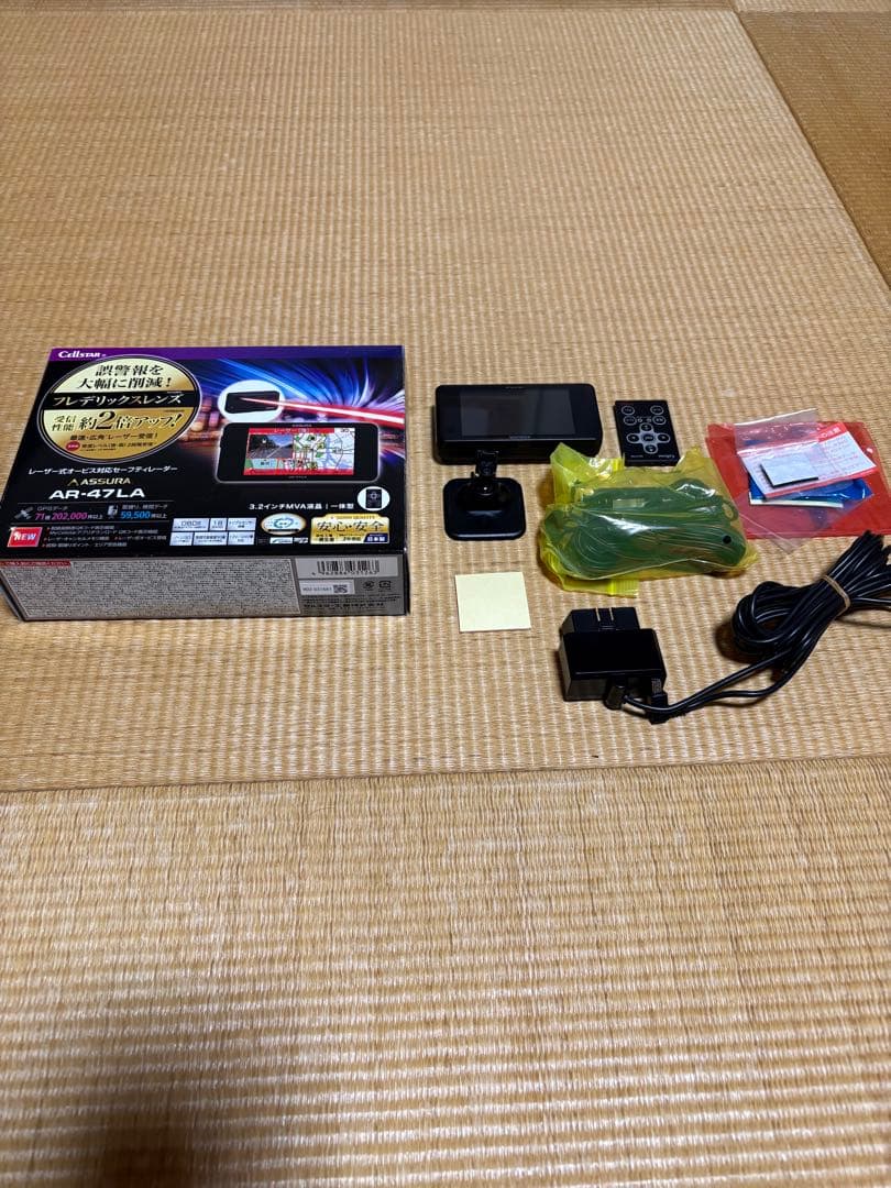 Cellet AR-47LA レーダー探知機 OBDⅡ、RO-117付き