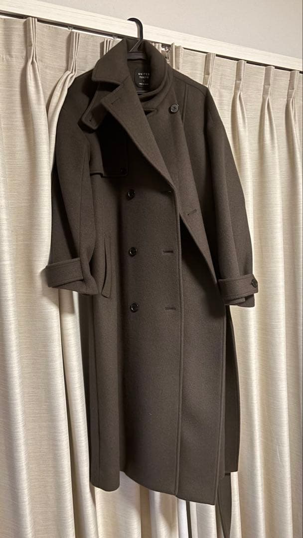 【UNITED TOKYO】ビッグカラーコート 型番:143151003