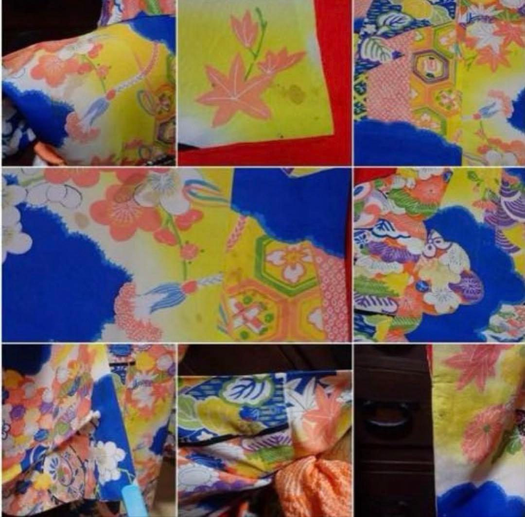 七五三 アンティーク着物 二着セット　双子　7歳