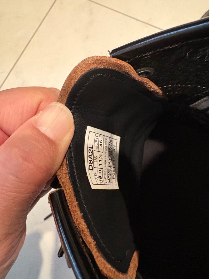 値下げ交渉します。オニツカTiger ブラックスニーカー 革靴