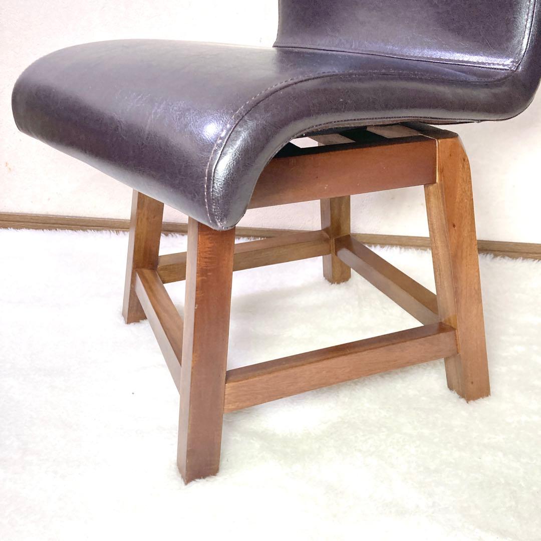 【良品✨】 MORISHIGE モリシゲ チェア 回転チェア レザー ダイニング