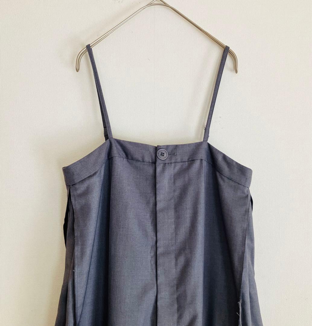 美品●AMERIアメリヴィンテージ●サイドカットオフ サスペンダーパンツ●M