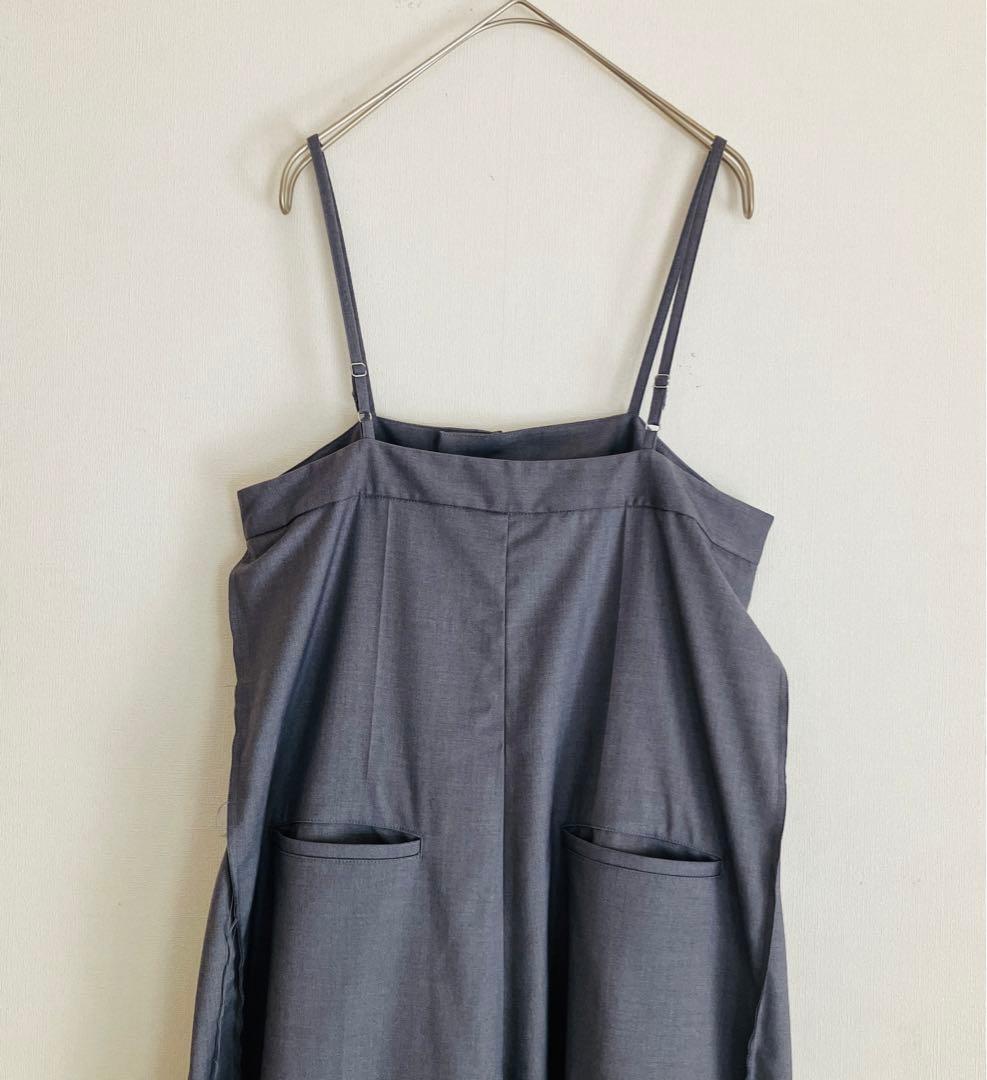 美品●AMERIアメリヴィンテージ●サイドカットオフ サスペンダーパンツ●M