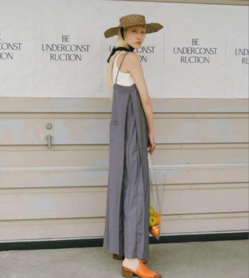 美品●AMERIアメリヴィンテージ●サイドカットオフ サスペンダーパンツ●M