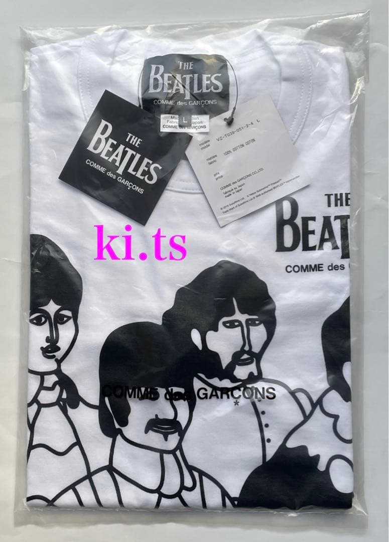 THE BEATLES コムデギャルソン tシャツ Lサイズ　桑田佳祐さん着用