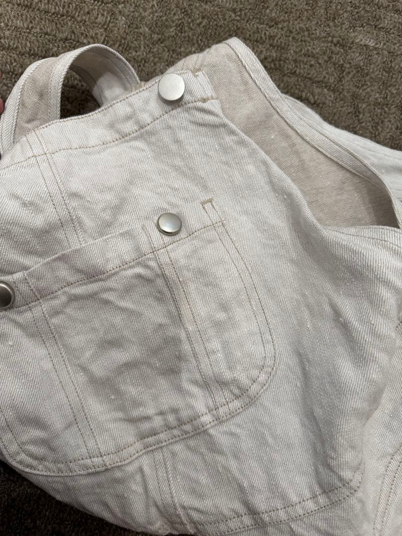 ★susarin★nest robeネストローブ リネンサロペット L